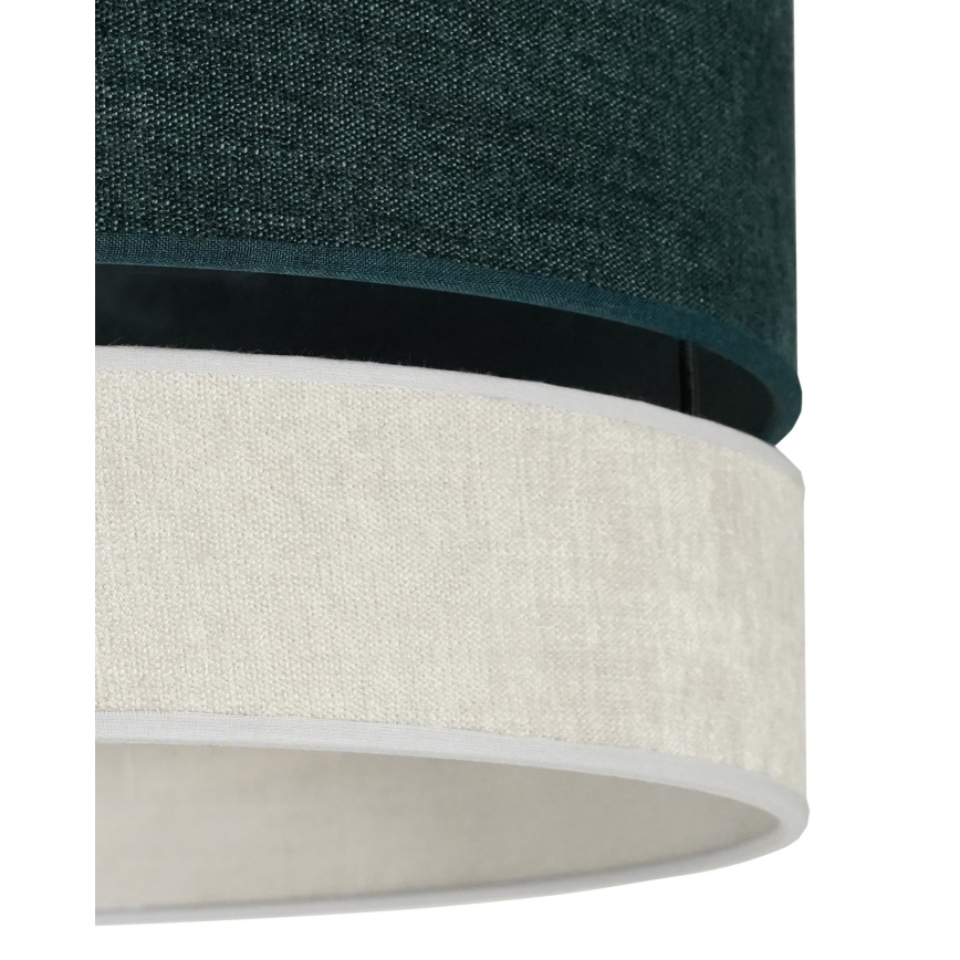Duolla - Lámpara colgante DOUBLE 1xE27/15W/230V diá. 40 cm verde/gris