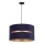 Duolla - Lámpara colgante DUO 1xE27/15W/230V diá. 40 cm azul/dorado