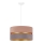 Duolla - Lámpara colgante DUO 1xE27/15W/230V diá. 40 cm beige-gris