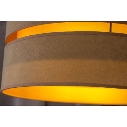Duolla - Lámpara colgante DUO 1xE27/15W/230V diá. 40 cm beige