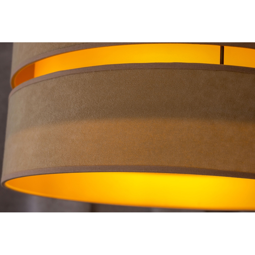 Duolla - Lámpara colgante DUO 1xE27/15W/230V diá. 40 cm beige