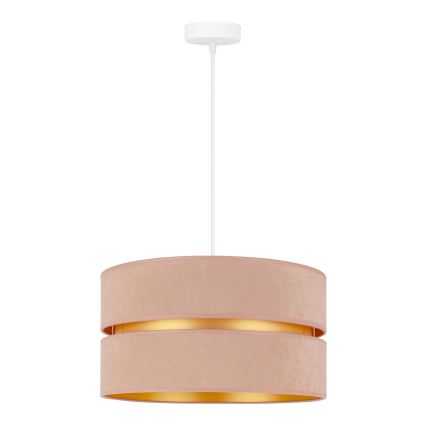 Duolla - Lámpara colgante DUO 1xE27/15W/230V diá. 40 cm beige