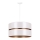 Duolla - Lámpara colgante DUO 1xE27/15W/230V diá. 40 cm blanco/dorado