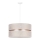 Duolla - Lámpara colgante DUO 1xE27/15W/230V diá. 40 cm blanco/dorado