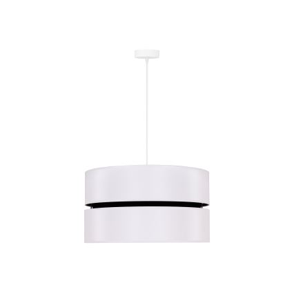 Duolla - Lámpara colgante DUO 1xE27/15W/230V diá. 40 cm blanco/negro