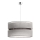 Duolla - Lámpara colgante DUO 1xE27/15W/230V diá. 40 cm gris