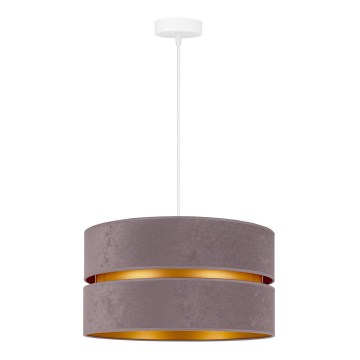 Duolla - Lámpara colgante DUO 1xE27/15W/230V diá. 40 cm gris
