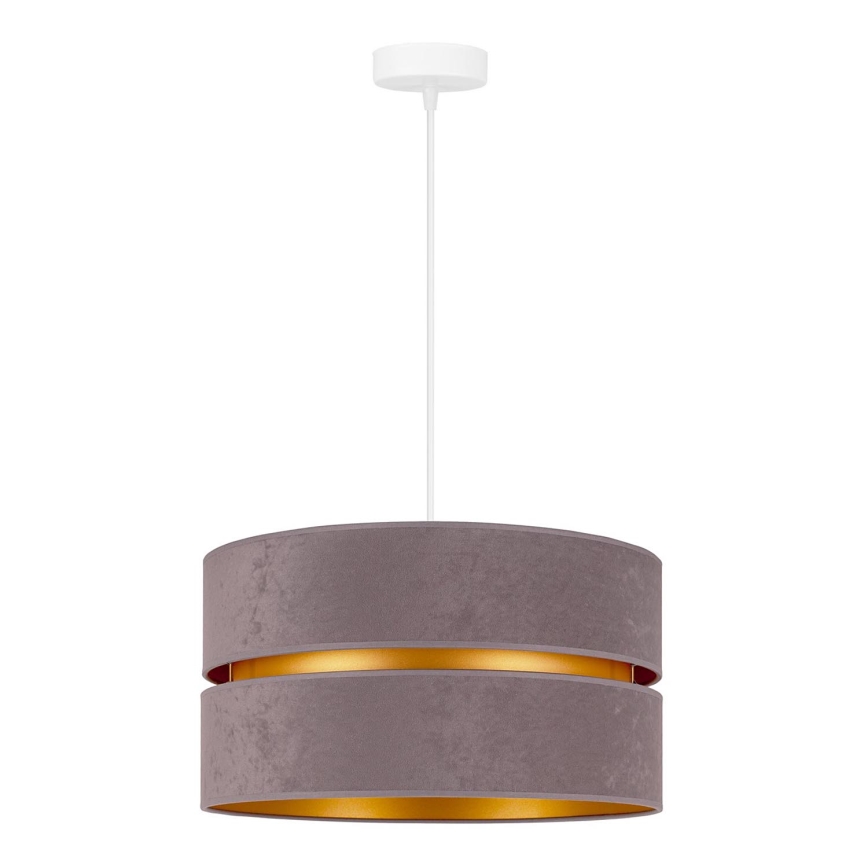 Duolla - Lámpara colgante DUO 1xE27/15W/230V diá. 40 cm gris