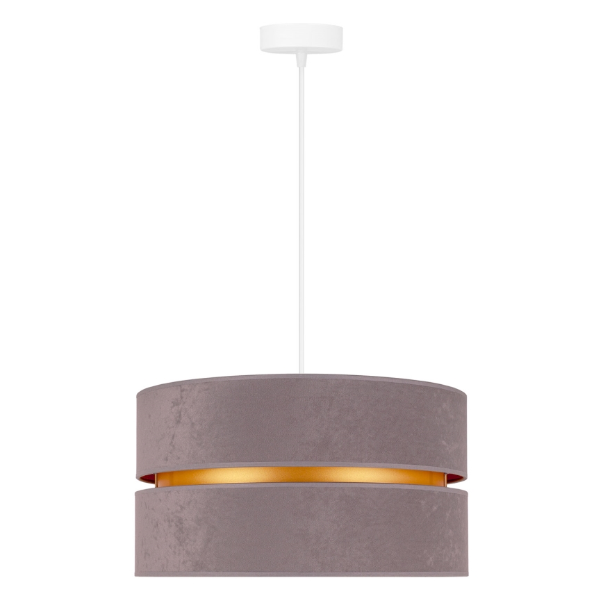 Duolla - Lámpara colgante DUO 1xE27/15W/230V diá. 40 cm gris