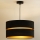 Duolla - Lámpara colgante DUO 1xE27/15W/230V diá. 40 cm negro/dorado