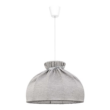 Duolla - Lámpara colgante ECO 1xE27/40W/230V diá. 38 cm gris