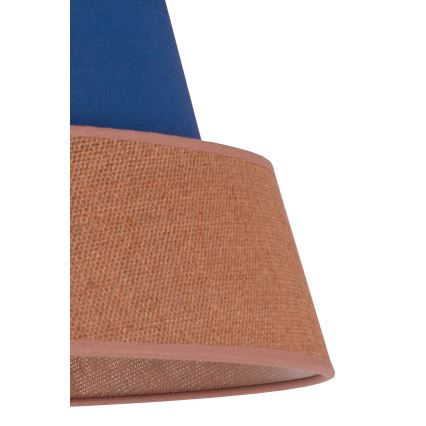 Duolla - Lámpara colgante GALAXY 1xE27/40W/230V diá. 50 cm azul