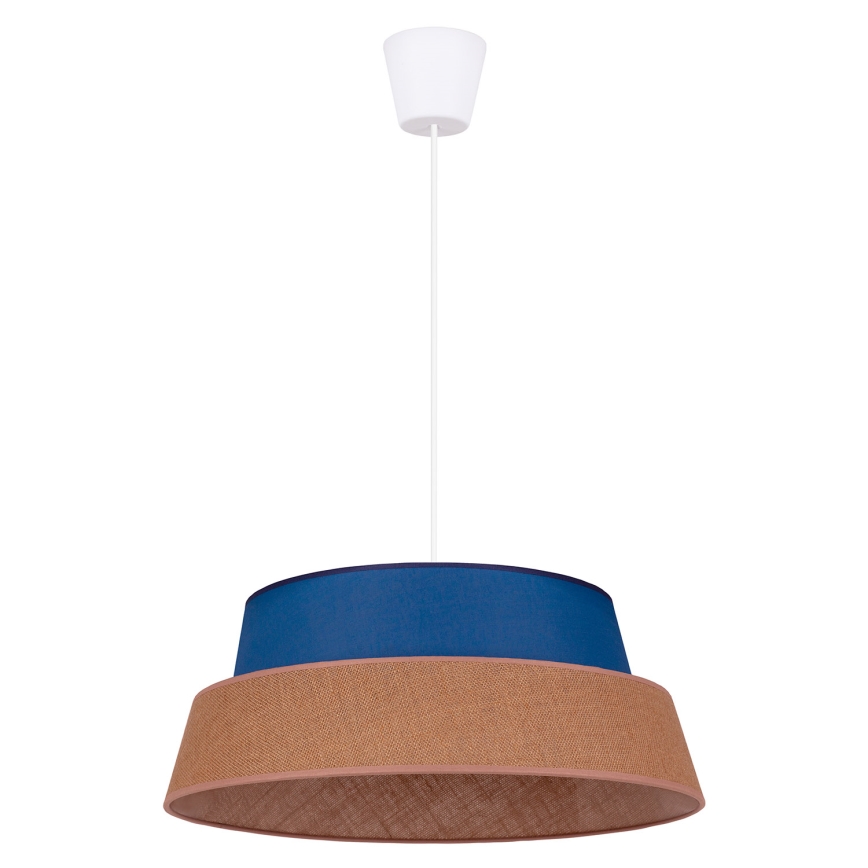 Duolla - Lámpara colgante GALAXY 1xE27/40W/230V diá. 50 cm azul