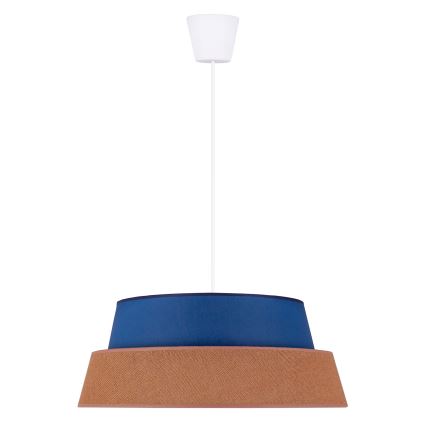 Duolla - Lámpara colgante GALAXY 1xE27/40W/230V diá. 50 cm azul