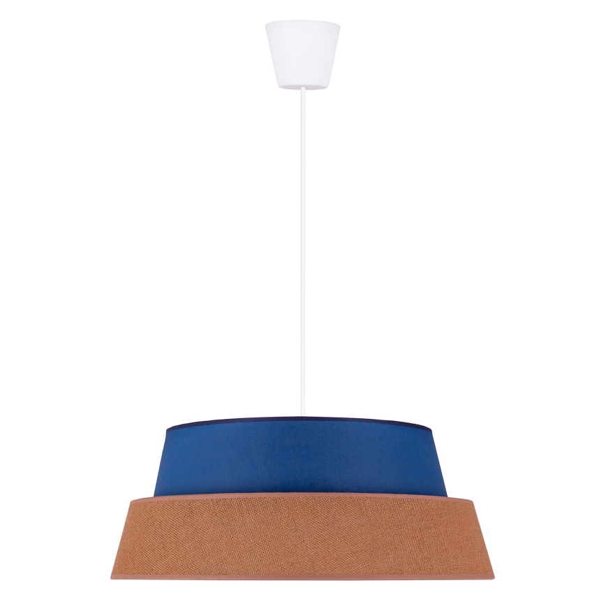 Duolla - Lámpara colgante GALAXY 1xE27/40W/230V diá. 50 cm azul