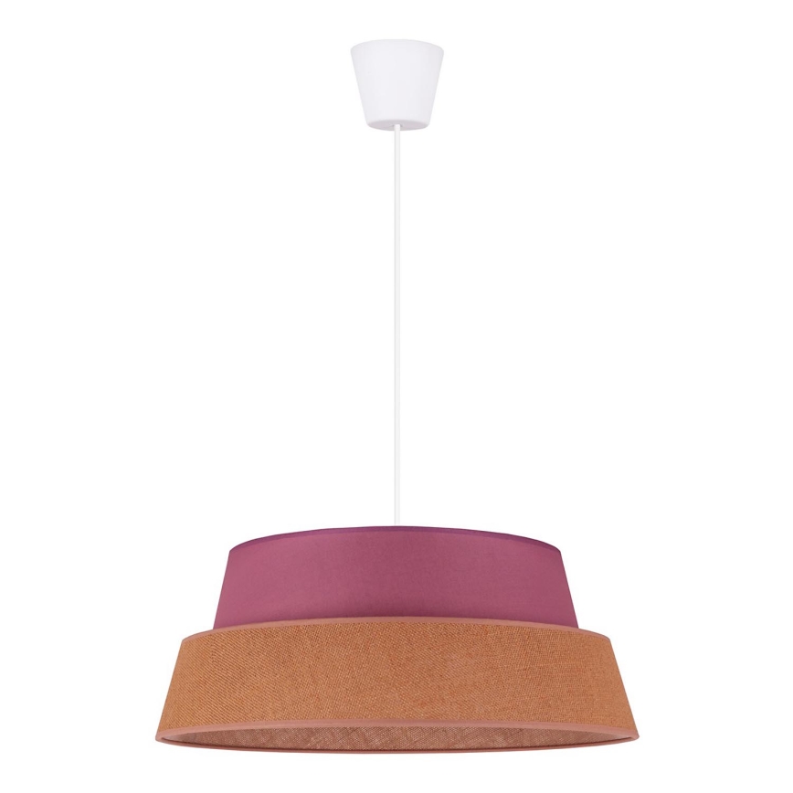 Duolla - Lámpara colgante GALAXY 1xE27/40W/230V diá. 50 cm rosa