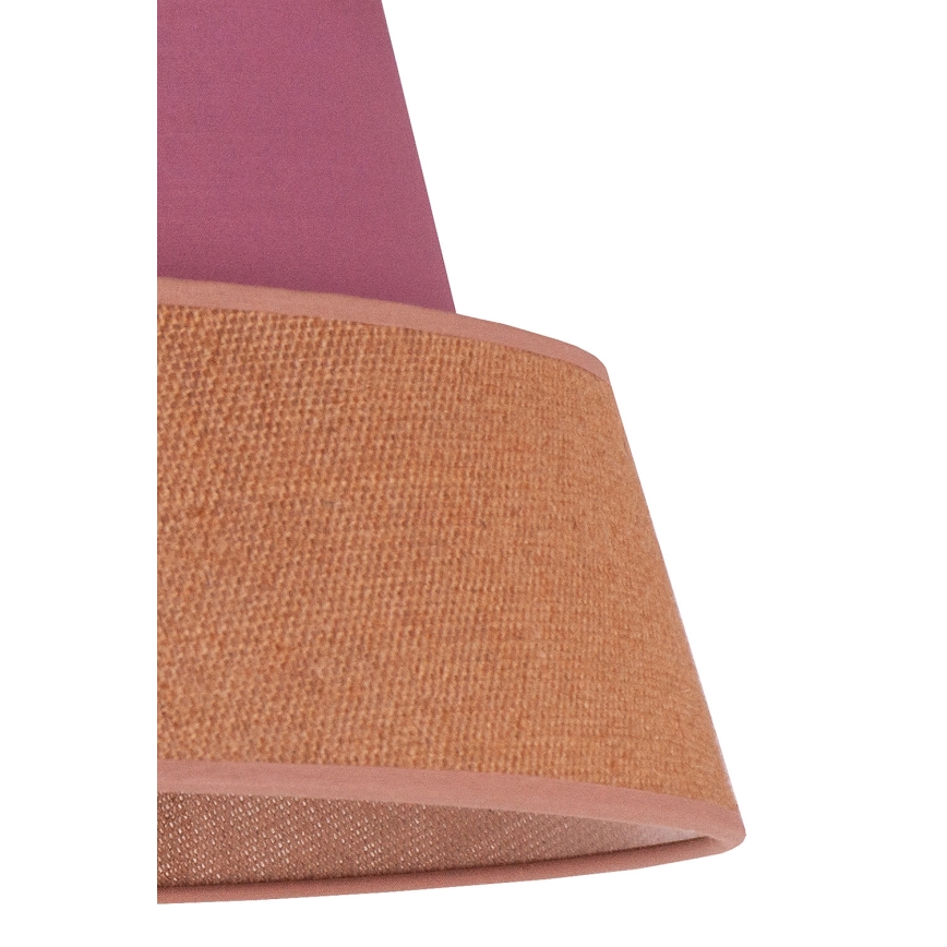 Duolla - Lámpara colgante GALAXY 1xE27/40W/230V diá. 50 cm rosa