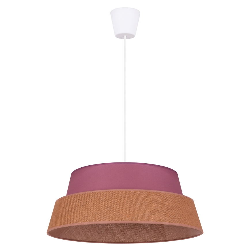 Duolla - Lámpara colgante GALAXY 1xE27/40W/230V diá. 50 cm rosa