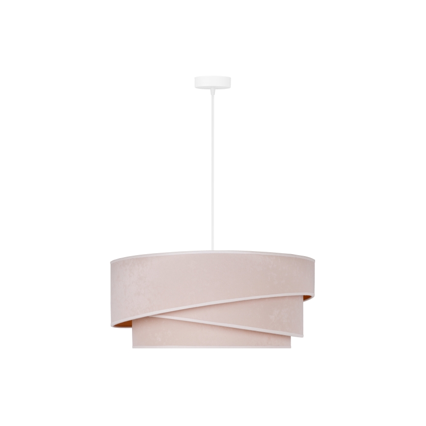 Duolla - Lámpara colgante KOBO 1xE27/15W/230V diá. 45 cm color crema/dorado