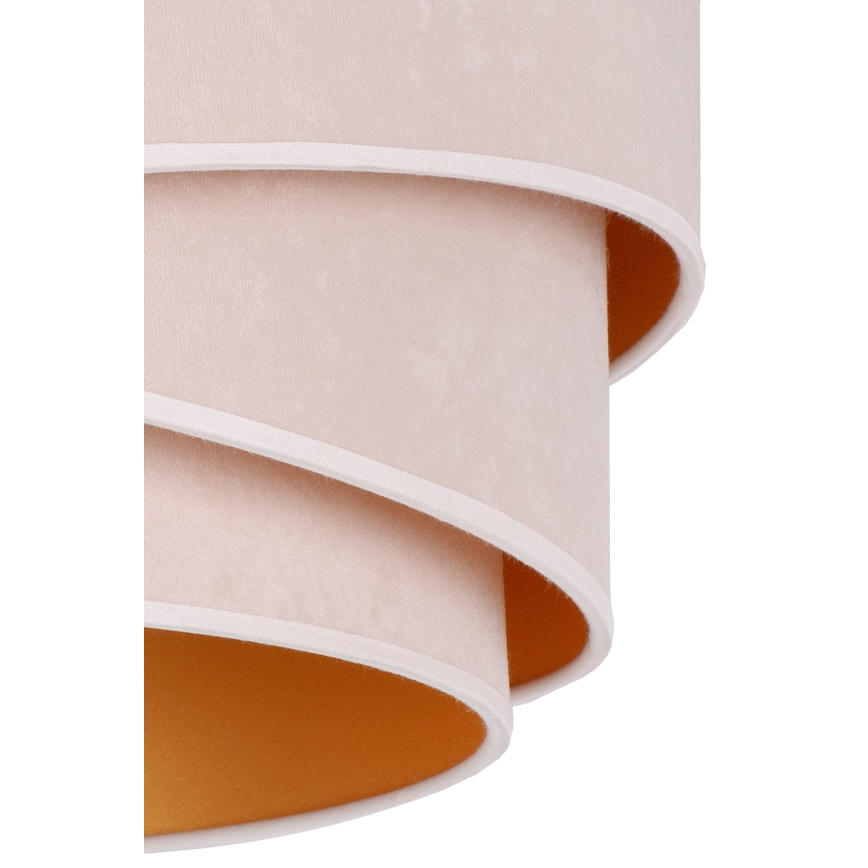 Duolla - Lámpara colgante KOBO 1xE27/15W/230V diá. 45 cm color crema/dorado