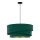 Duolla - Lámpara colgante KOBO 1xE27/15W/230V diá. 45 cm verde/dorado
