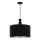 Duolla - Lámpara colgante LYON 1xE27/15W/230V diá. 40 cm negro