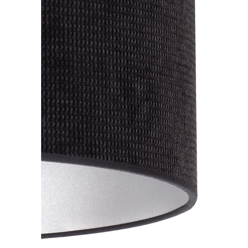 Duolla - Lámpara colgante LYON 1xE27/15W/230V diá. 40 cm negro