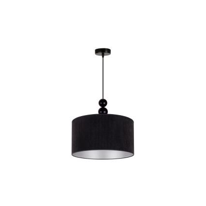 Duolla - Lámpara colgante LYON 1xE27/15W/230V diá. 40 cm negro