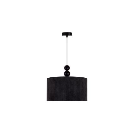 Duolla - Lámpara colgante LYON 1xE27/15W/230V diá. 40 cm negro