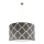 Duolla - Lámpara colgante MAROKO 1xE27/40W/230V diá. 45 cm gris/blanco