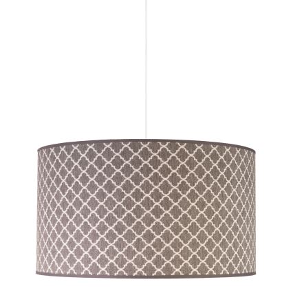 Duolla - Lámpara colgante MAROKO 1xE27/40W/230V diá. 45 cm gris