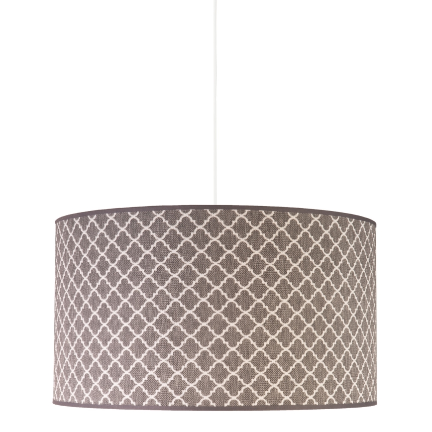 Duolla - Lámpara colgante MAROKO 1xE27/40W/230V diá. 45 cm gris