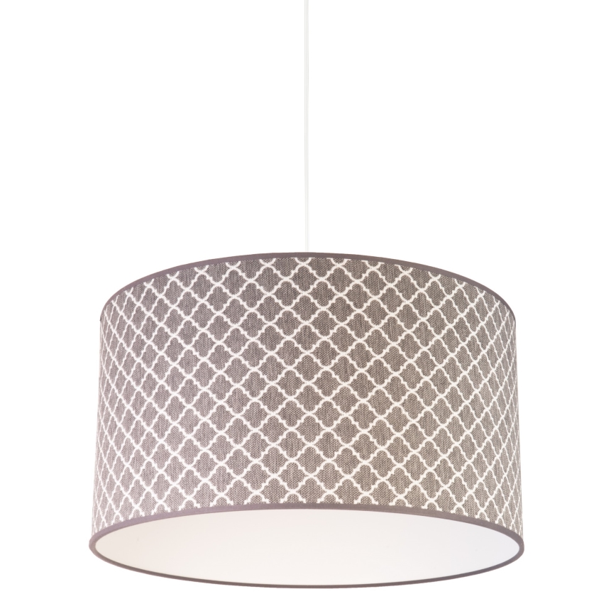 Duolla - Lámpara colgante MAROKO 1xE27/40W/230V diá. 45 cm gris