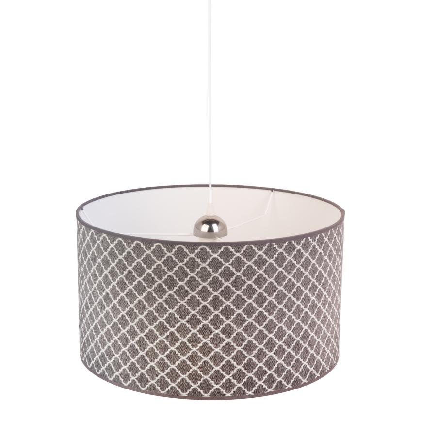 Duolla - Lámpara colgante MAROKO 1xE27/40W/230V diá. 45 cm gris