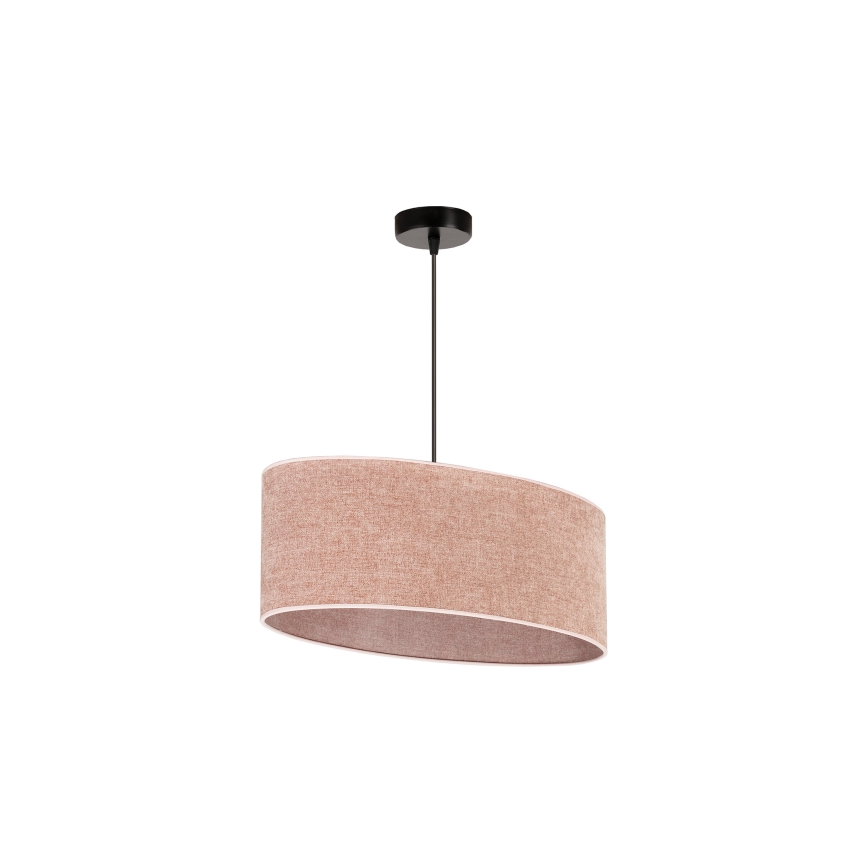 Duolla - Lámpara colgante OVAL 1xE27/15W/230V rosa