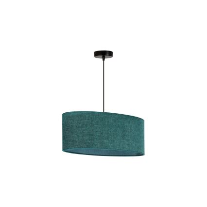 Duolla - Lámpara colgante OVAL 1xE27/15W/230V verde