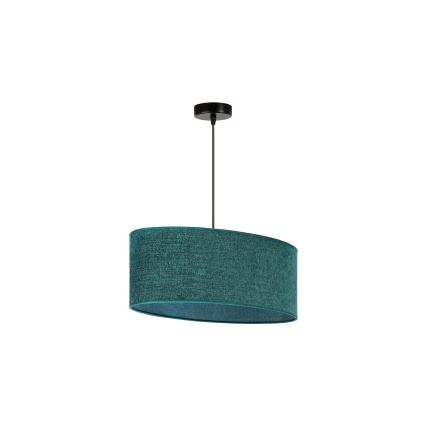 Duolla - Lámpara colgante OVAL 1xE27/15W/230V verde