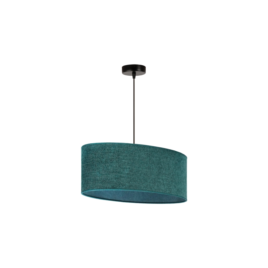Duolla - Lámpara colgante OVAL 1xE27/15W/230V verde
