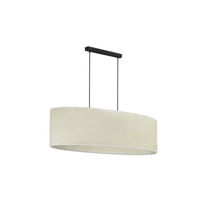 Duolla - Lámpara colgante OVAL 2xE27/15W/230V gris