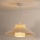 Duolla - Lámpara colgante RIO RATTAN 1xE27/15W/230V diá. 45 cm beige/ratán