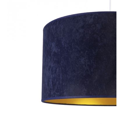 Duolla - Lámpara colgante ROLLER 1xE27/40W/230V diá. 40 cm azul