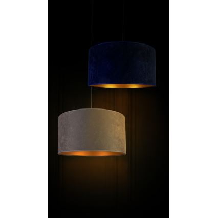 Duolla - Lámpara colgante ROLLER 1xE27/40W/230V diá. 40 cm azul