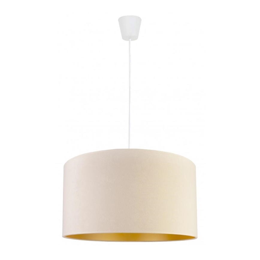 Duolla - Lámpara colgante ROLLER 1xE27/40W/230V diá. 40 cm color crema