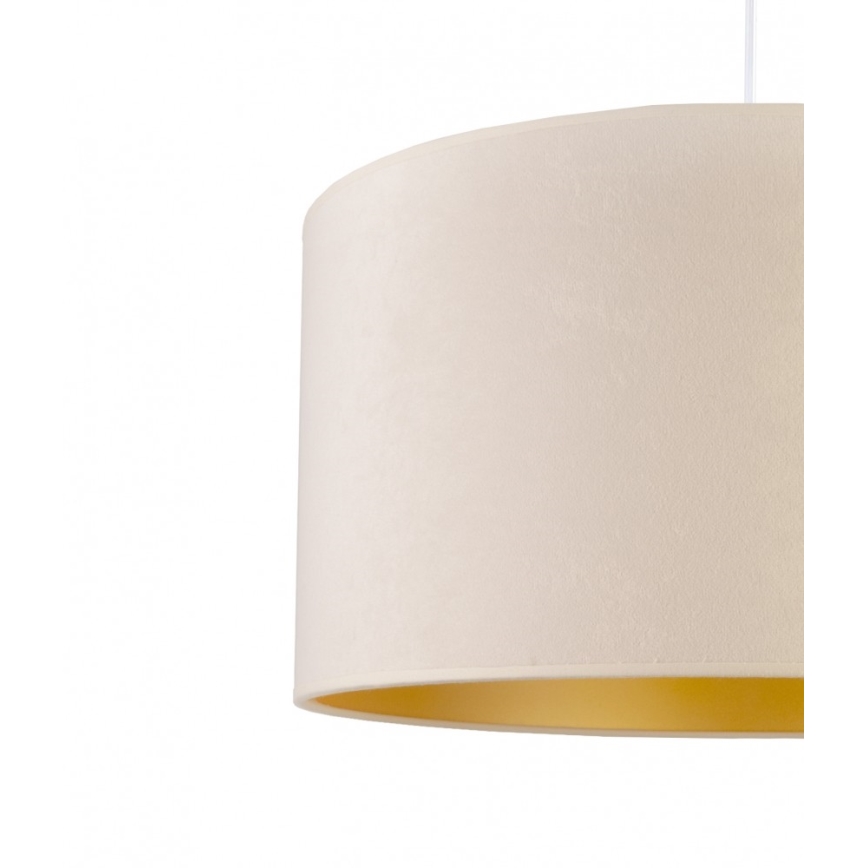 Duolla - Lámpara colgante ROLLER 1xE27/40W/230V diá. 40 cm color crema