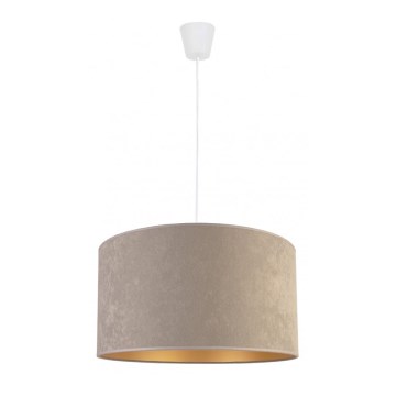 Duolla - Lámpara colgante ROLLER 1xE27/40W/230V diá. 40 cm gris