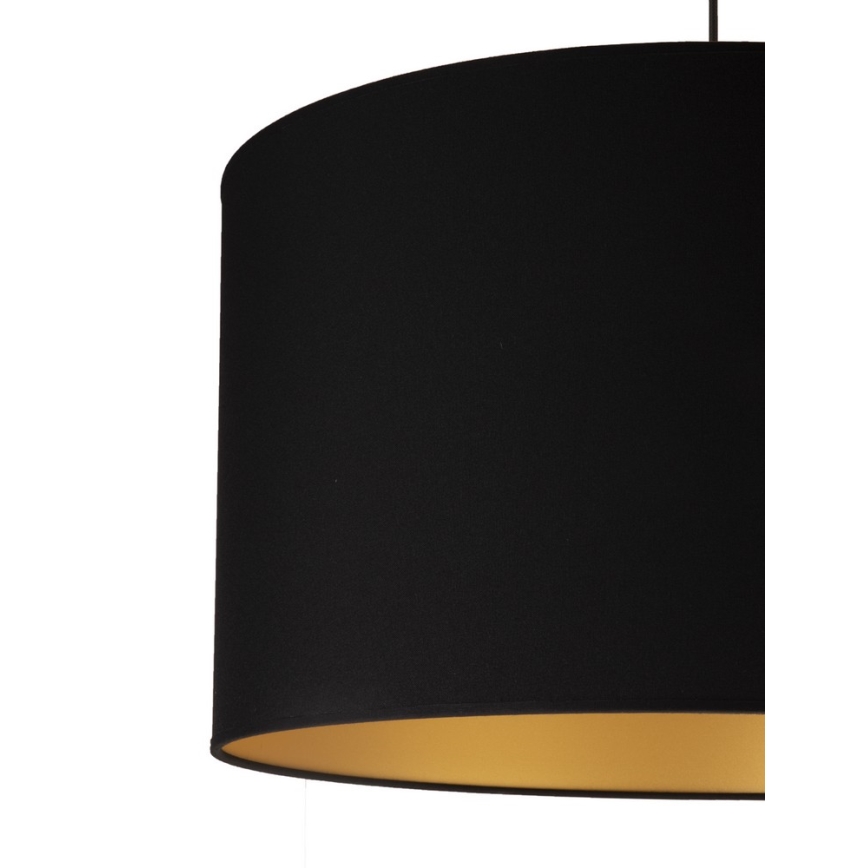 Duolla - Lámpara colgante ROLLER 1xE27/40W/230V diá. 45 cm negro