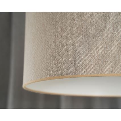 Duolla - Lámpara colgante ROLLER ECO RECYCLING 1xE27/15W/230V diá. 45 cm color crema