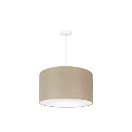 Duolla - Lámpara colgante ROLLER ECO RECYCLING 1xE27/15W/230V diá. 45 cm color crema