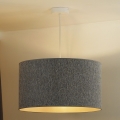 Duolla - Lámpara colgante ROLLER ECO RECYCLING 1xE27/15W/230V diá. 45 cm gris