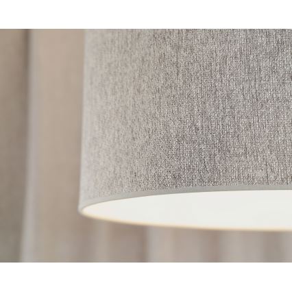 Duolla - Lámpara colgante ROLLER ECO RECYCLING 1xE27/15W/230V diá. 45 cm gris